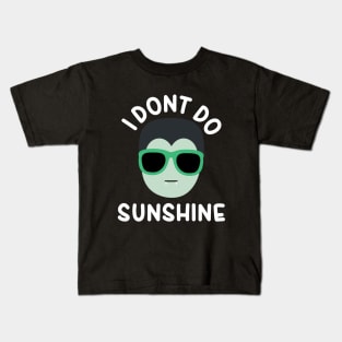 I dont do sunshine - Funny Vampire Kids T-Shirt